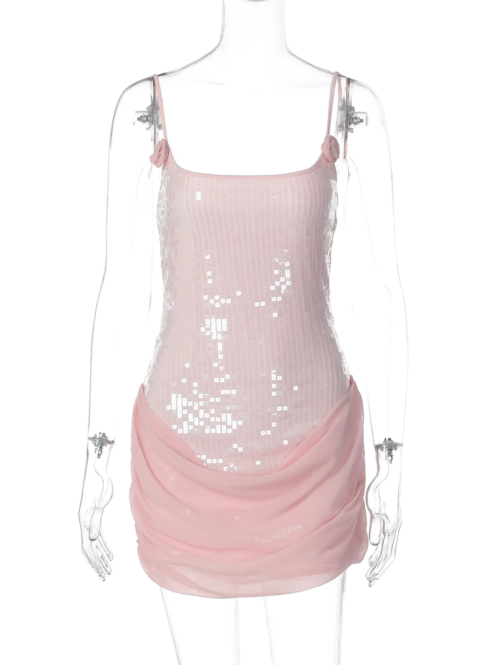 Norvelly Seraphina Ruched Patchwork Sequins