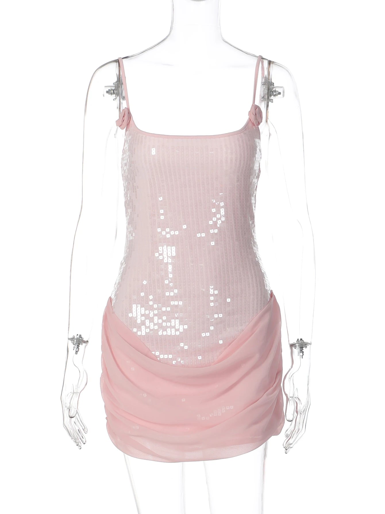Norvelly Seraphina Ruched Patchwork Sequins